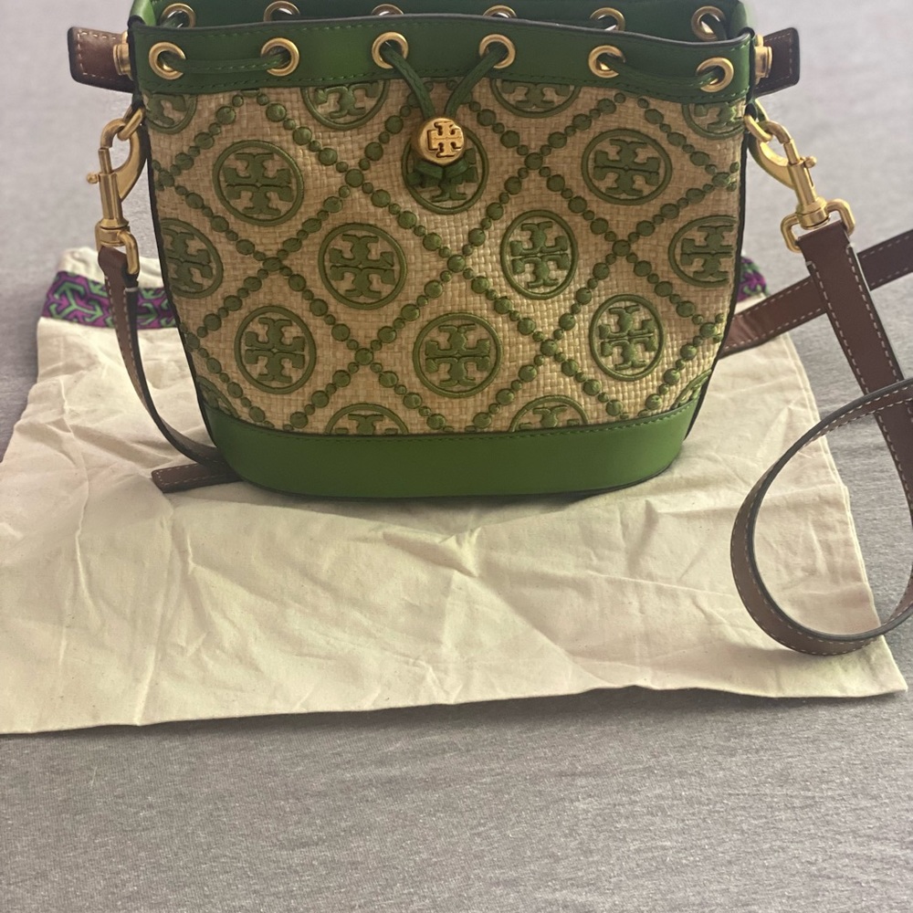 Tory Burch bamboo bucket